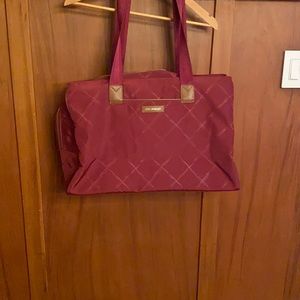 Maroon Vera Bradley Trolley sleeve Bag